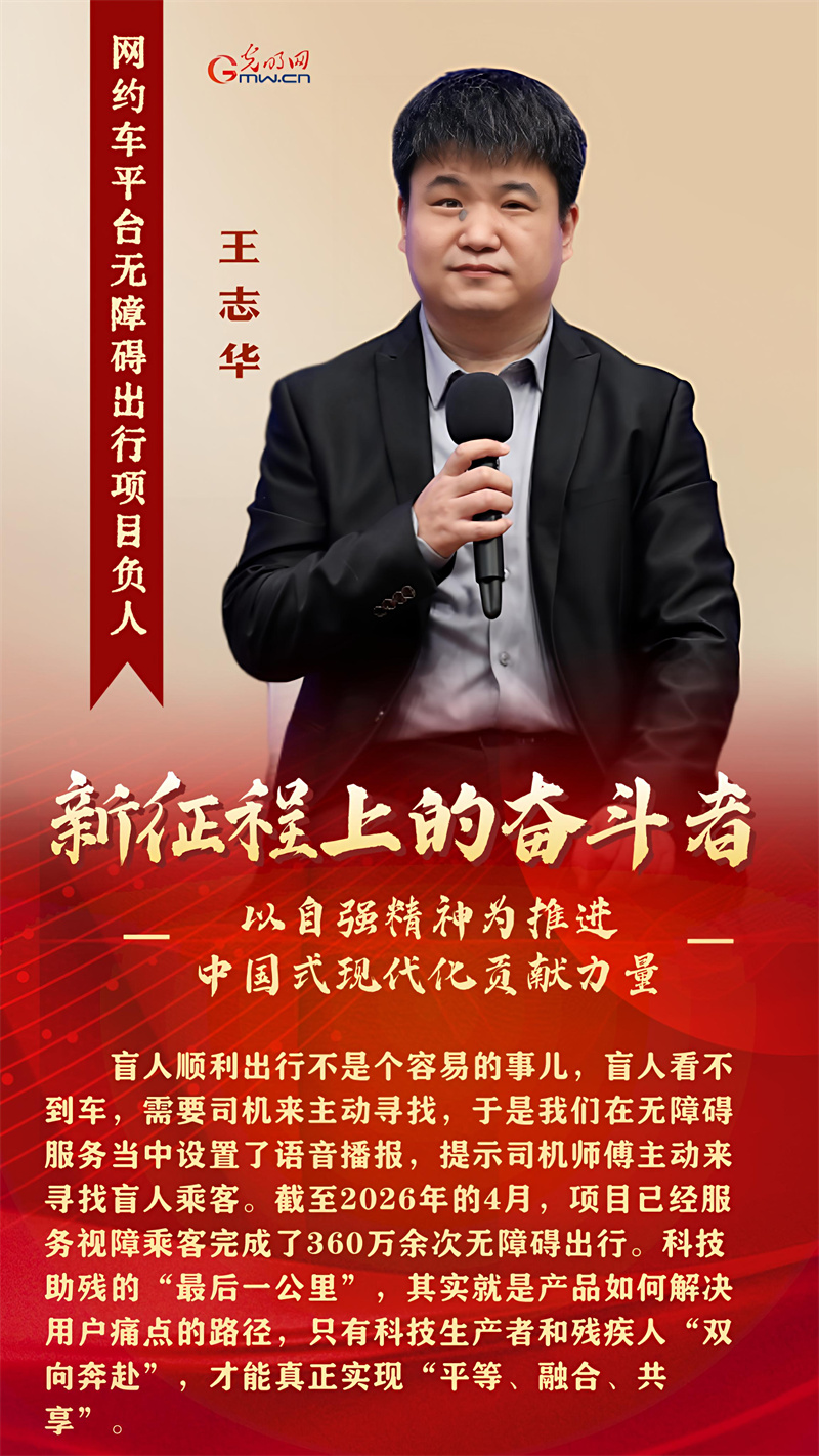 新征程上的奋斗者丨直面困难挑战 追逐人生梦想 5位残疾人代表讲述助残奋斗故事