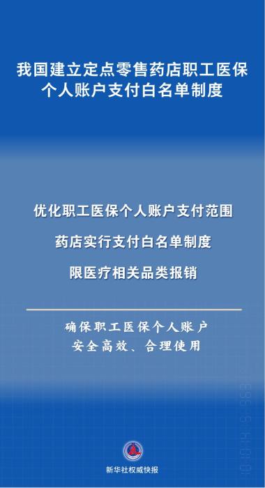 我国建立白名单制度规范医保个人账户使用