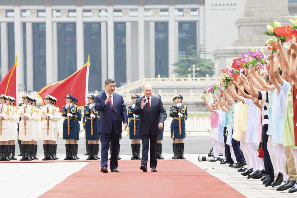 新华图讯丨习近平同俄罗斯总统普京会谈
