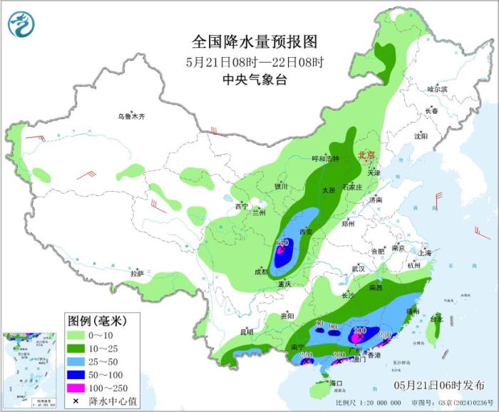 华南江南南部等地有强降水 西北部分地区有沙尘天气