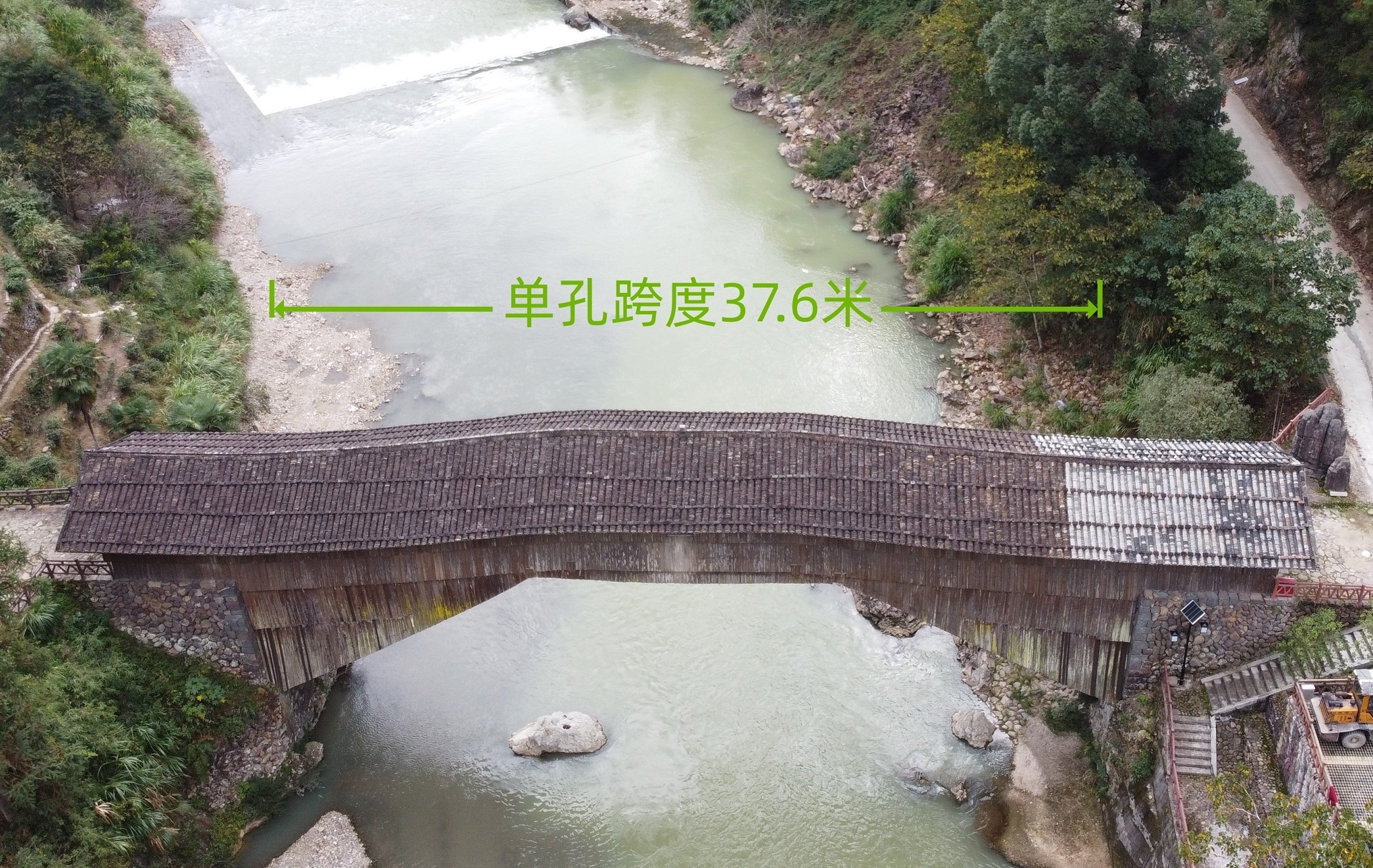 文化中国行·文博日历丨不用一钉一铁!世界上单孔跨度最大的古代木拱廊桥是如何建造的?