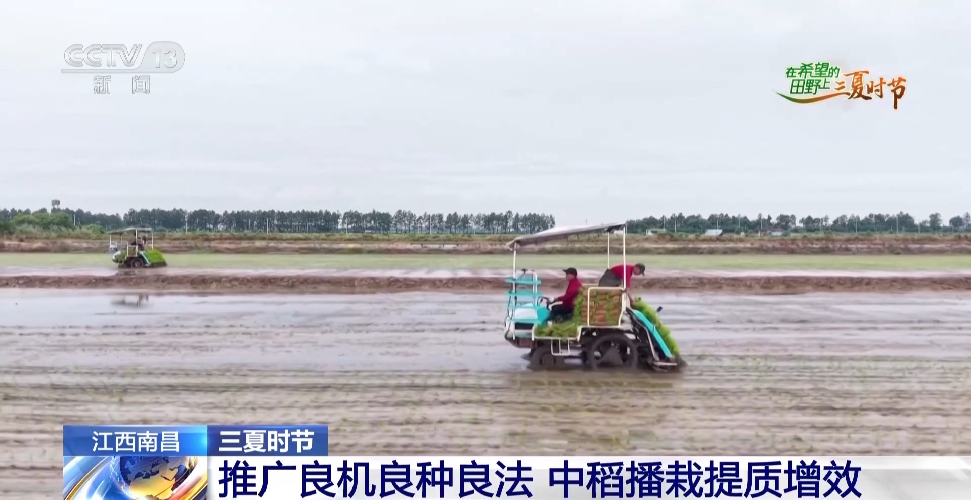 北斗导航播种、无人机巡田 农田新质生产力跑出三夏“加速度”