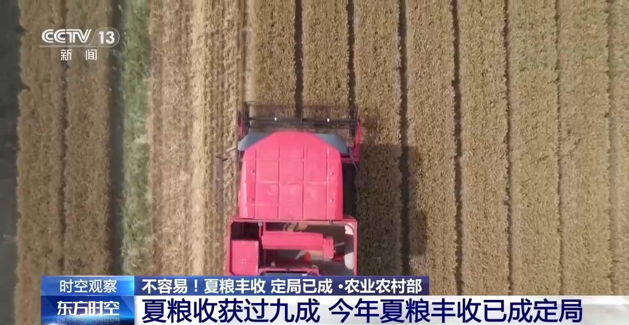 全国夏粮收获过九成 这场丰收保卫战是如何打赢的?