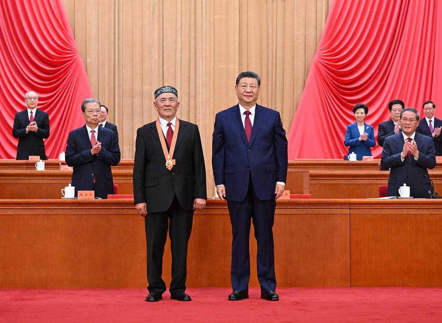 庆祝中国共产党成立105周年大会在京隆重举行