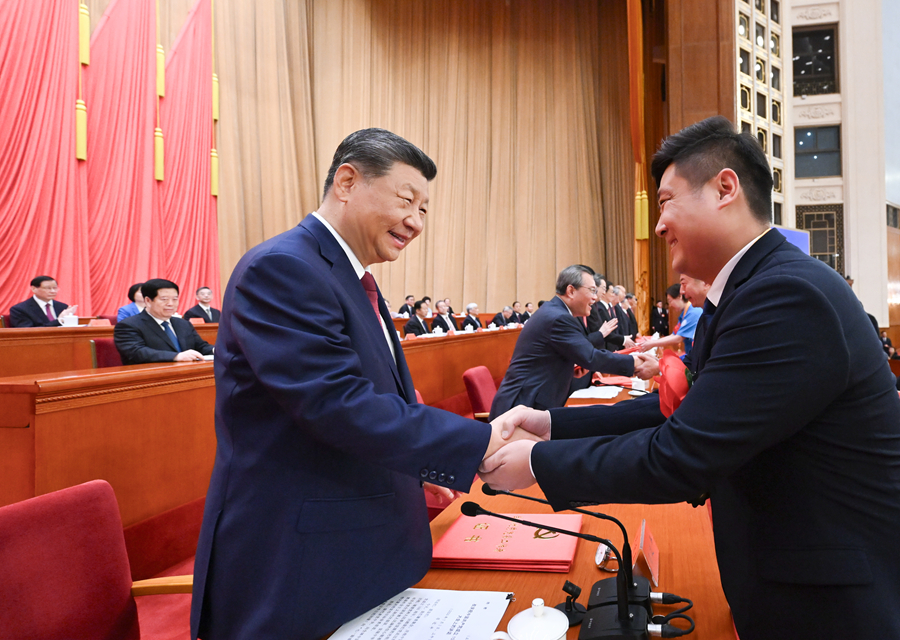 庆祝中国共产党成立105周年大会在京隆重举行