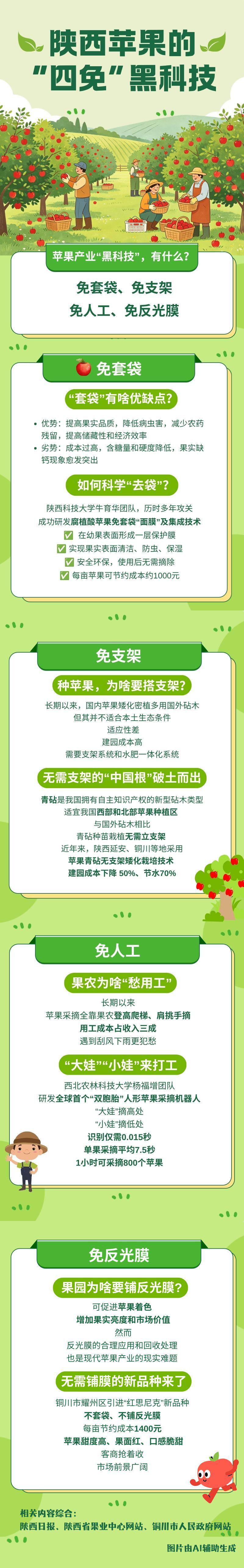 开局之年看中国 | 陕西苹果的“四免”黑科技