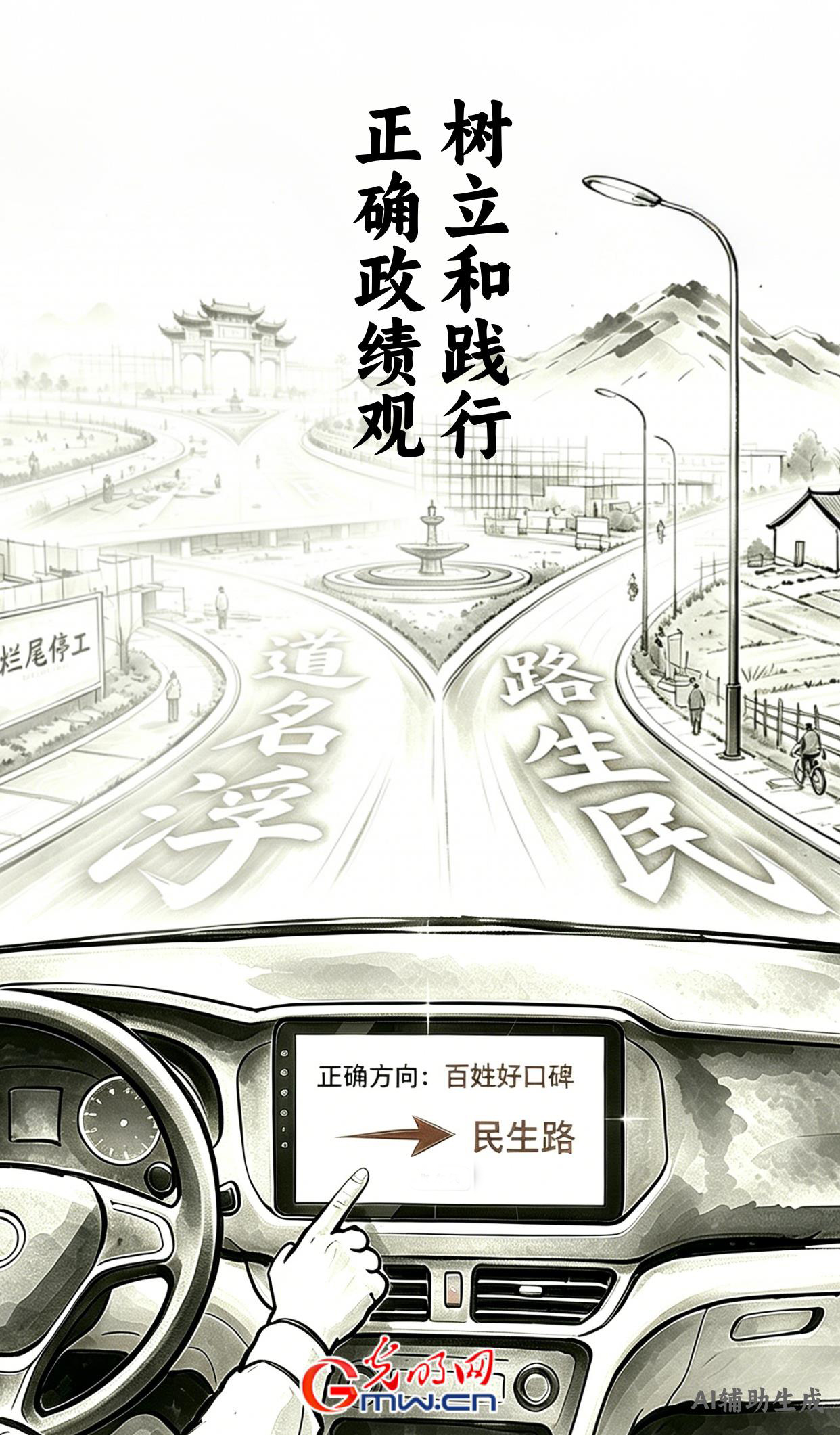 漫谈“政绩观”｜导向民生路 不走浮名途