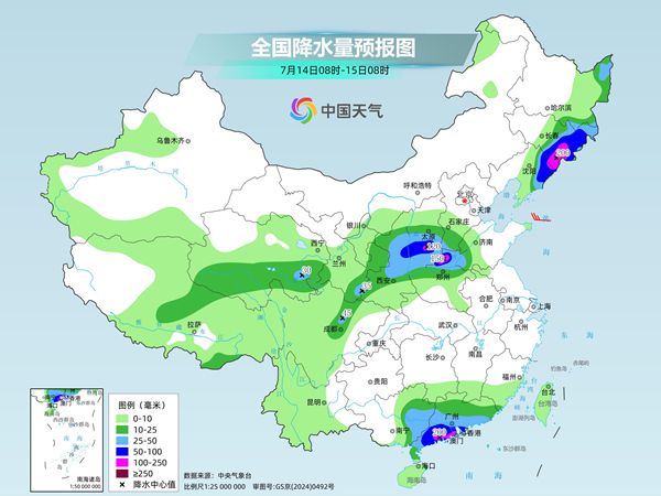 “巴威”持续洒水东北等地强降雨连连 南方多地闷热加剧