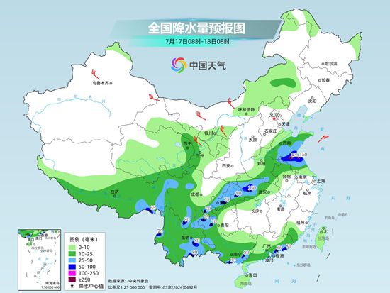 陕西四川盆地等地局地有大暴雨 南方多地暑热昼夜连轴转
