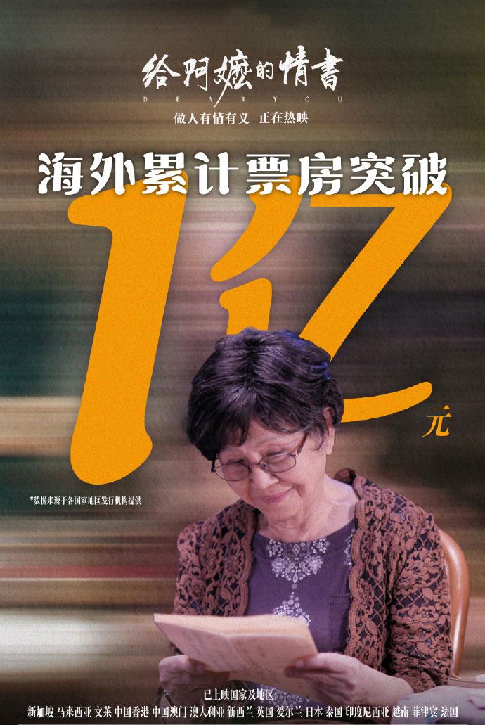 视频丨《给阿嬷的情书》海外票房破亿 多部国产影片海外热映