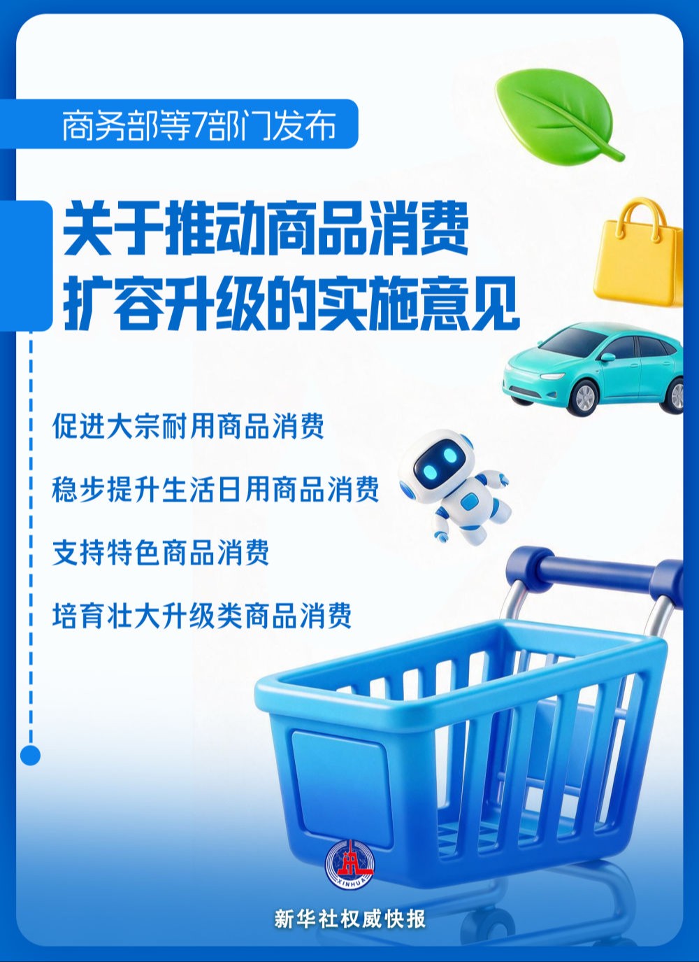 7部门发文推动商品消费扩容升级 7部门发文推动商品消费扩容升级