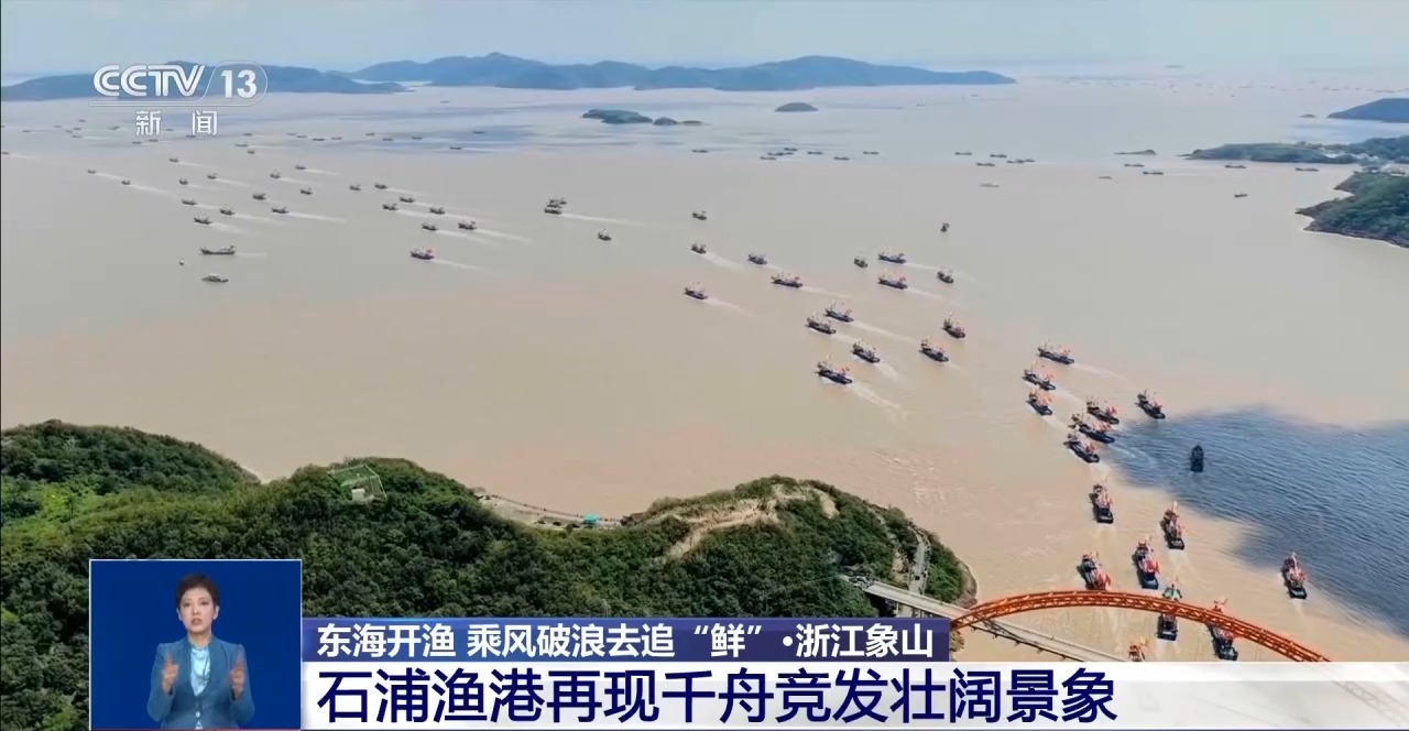 视频丨东海开渔 乘风破浪去追“鲜”