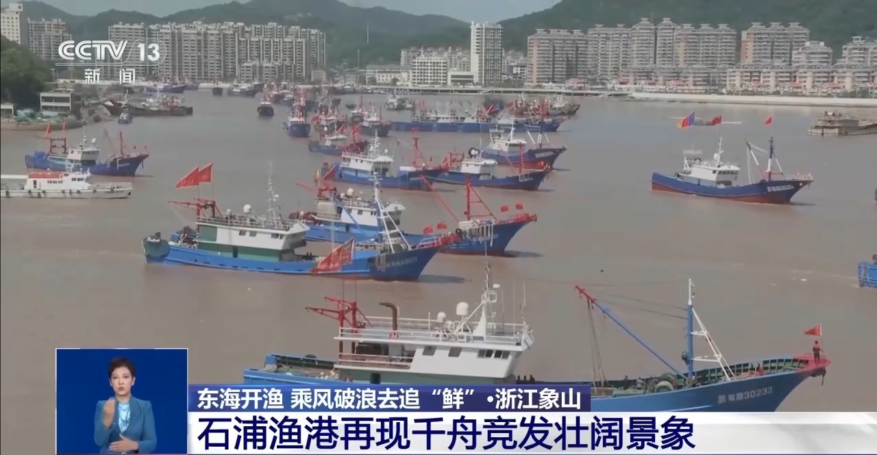 视频丨东海开渔 乘风破浪去追“鲜”