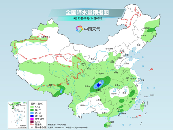 明天起华西降雨将增强并东扩 北方继续升温南方闷热持续