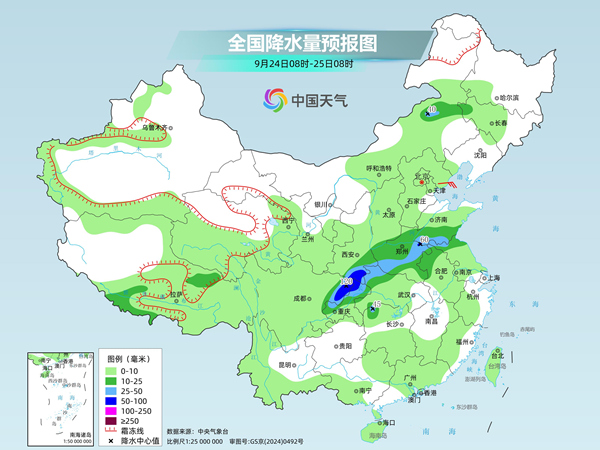 明天起华西降雨将增强并东扩 北方继续升温南方闷热持续