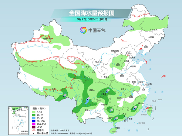 明天起华西降雨将增强并东扩 北方继续升温南方闷热持续