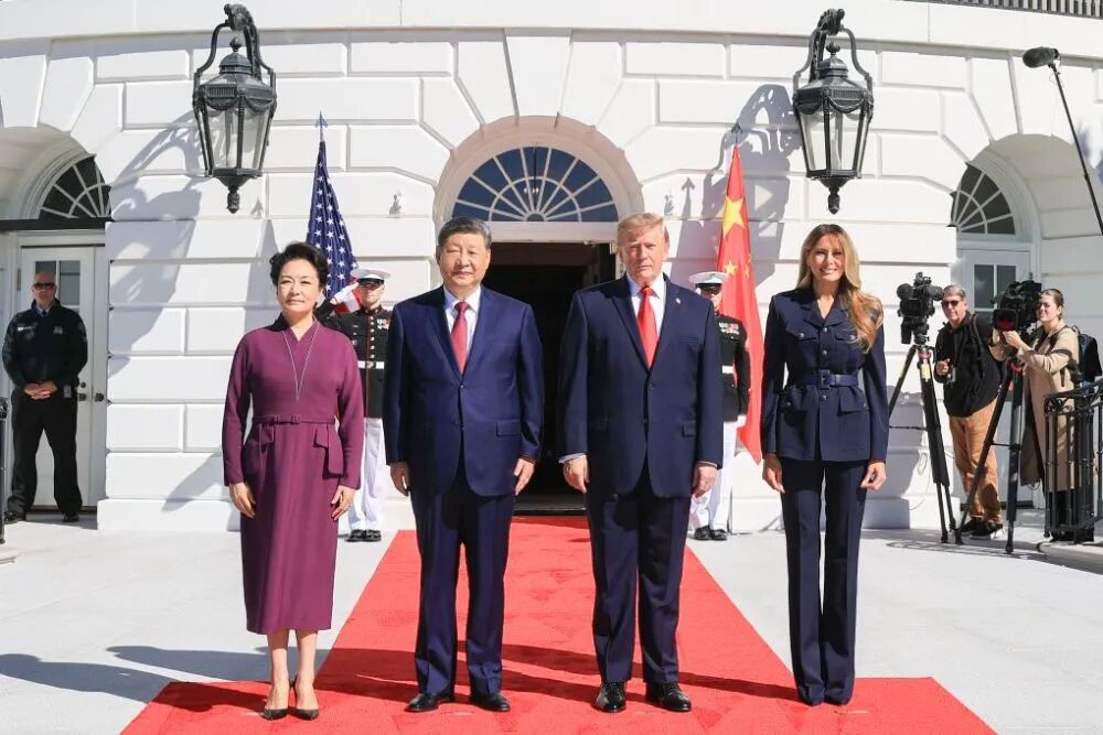 (近观中国)中美元首白宫茶叙,六字共识举世瞩目 (近观中国)中美元首白宫茶叙,六字共识举世瞩目