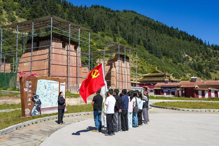 卫星视角看长征——班佑河畔 迎接走出草地的“胜利曙光”