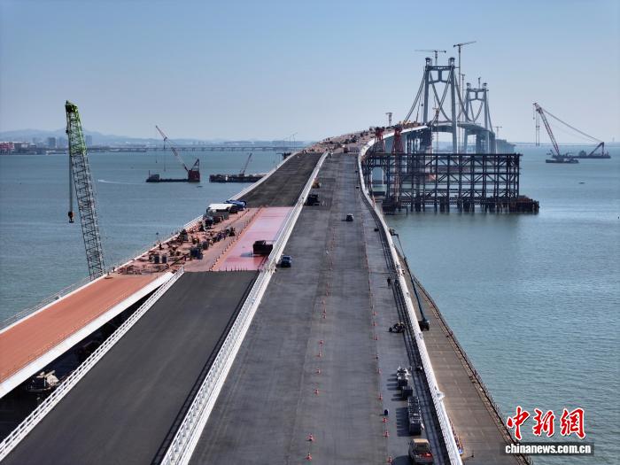 厦金大桥(厦门段)建设稳步推进 年底实现海上主线桥通车