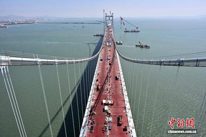 厦金大桥(厦门段)建设稳步推进 年底实现海上主线桥通车