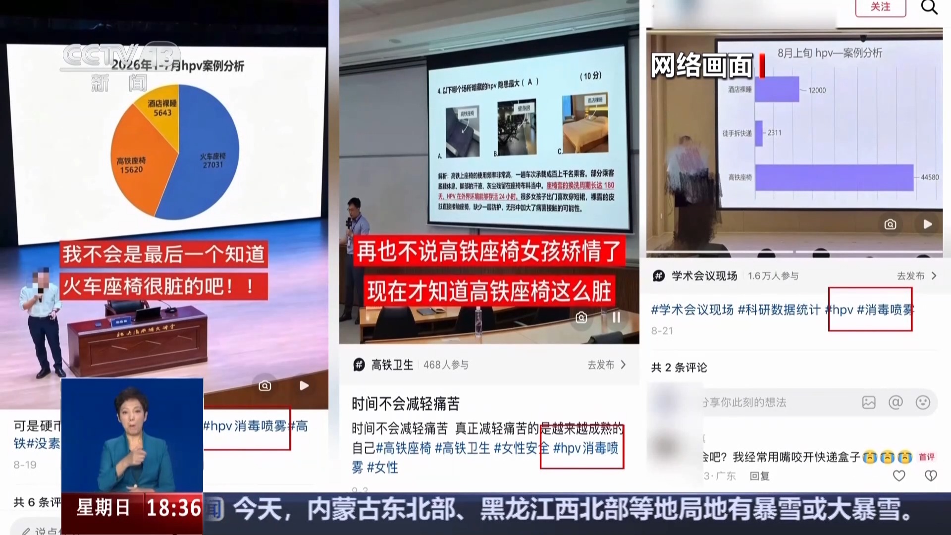 网传高铁座椅是HPV感染来源?无需过度恐慌