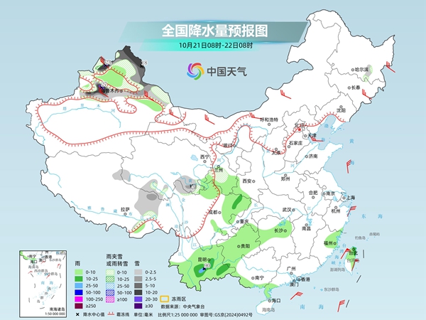 长江中下游仍多降雨 北方气温会大面积创下半年来新低 bqdt