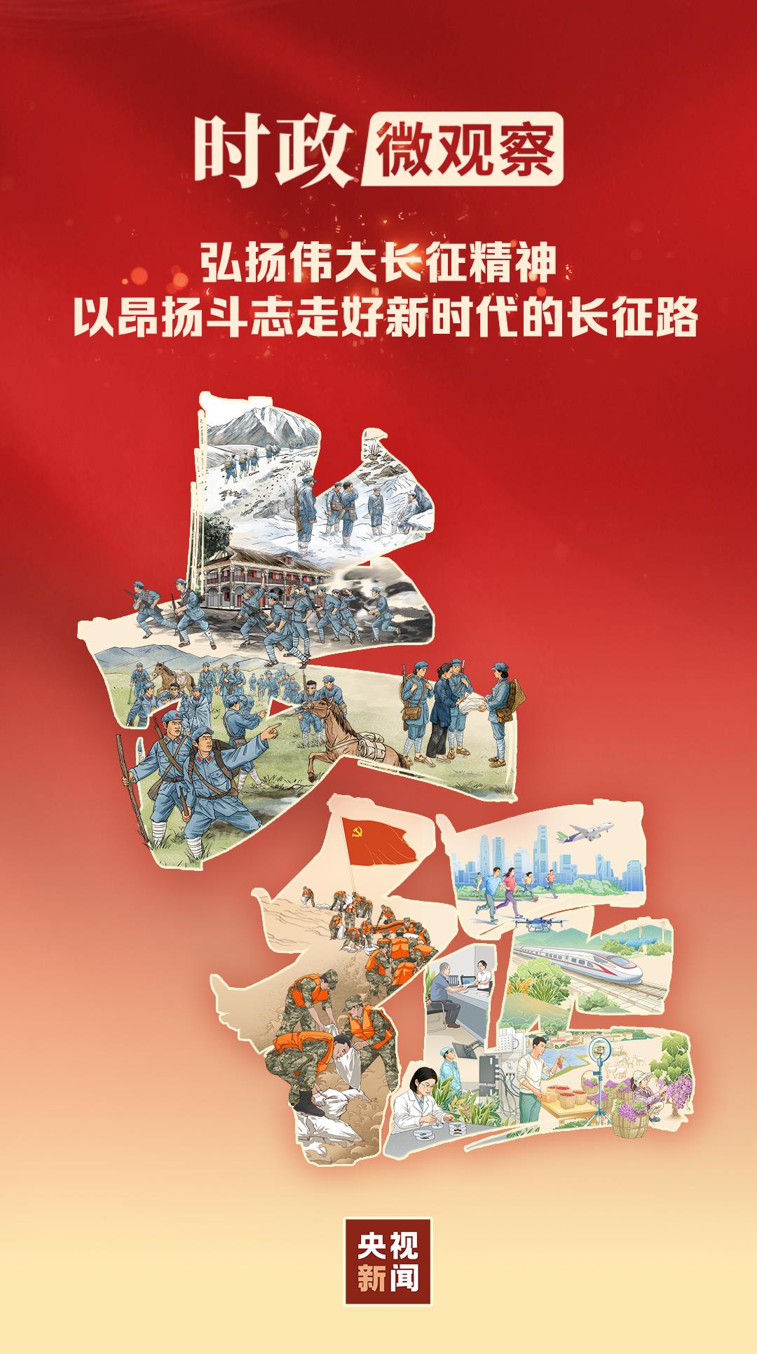 时政微观察丨伟大远征 精神永续