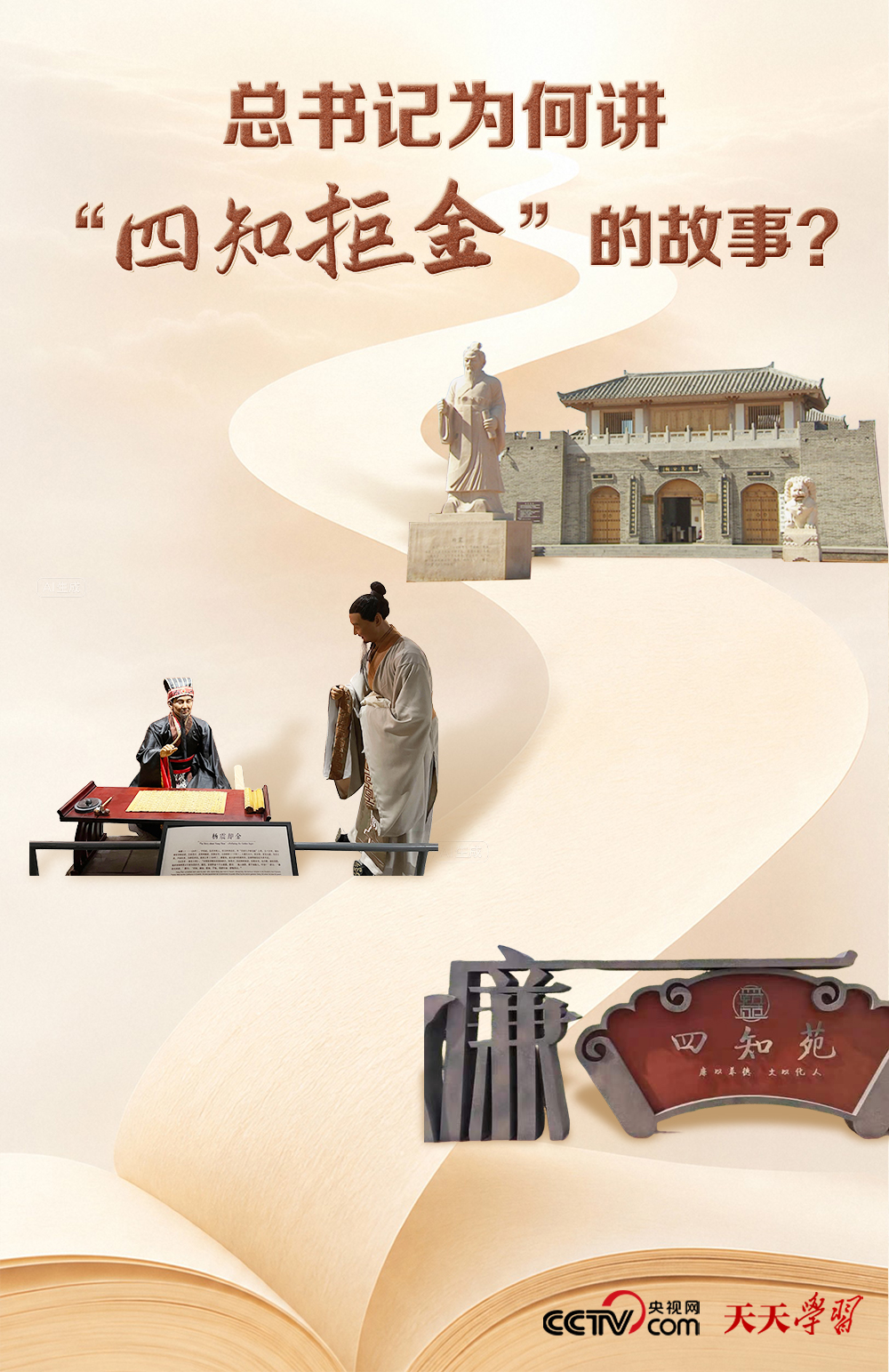 天天学习|总书记为何讲“四知拒金”的故事?