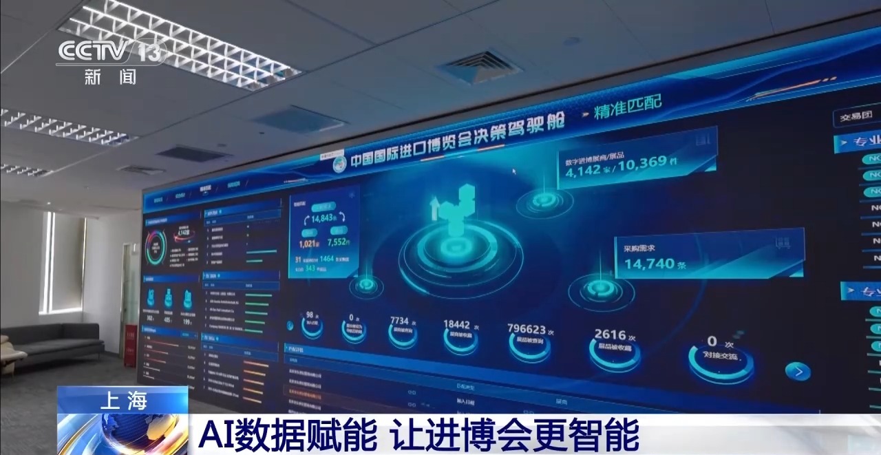 AI数据赋能 让进博会更智能