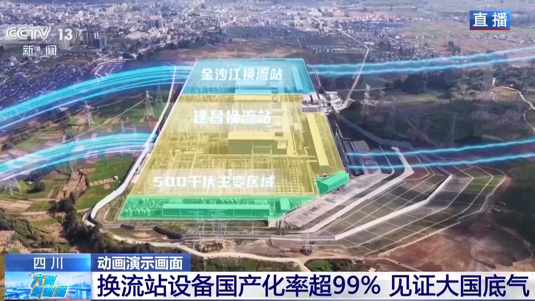 峡谷里造枢纽!白鹤滩水电站把奔涌江水变成清洁电能