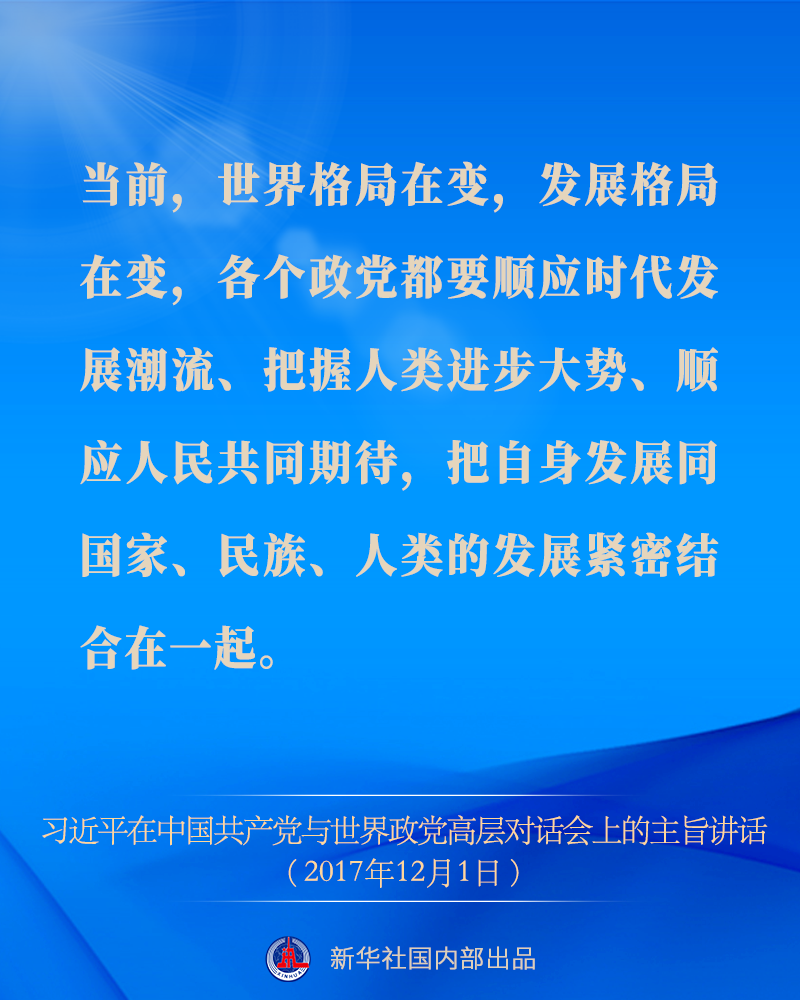 围绕“政党的责任”，习近平总书记对世界政党这么说