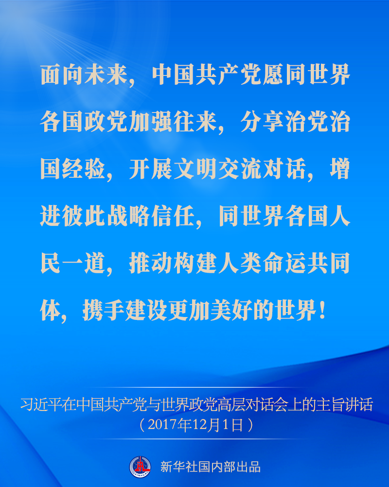 围绕“政党的责任”，习近平总书记对世界政党这么说
