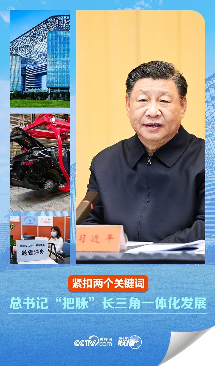 Lianbo+ | Closely following two keywords, the General Secretary “takes the pulse” of the integrated development of the Yangtze River Delta_Guangming.com – Guangming.com