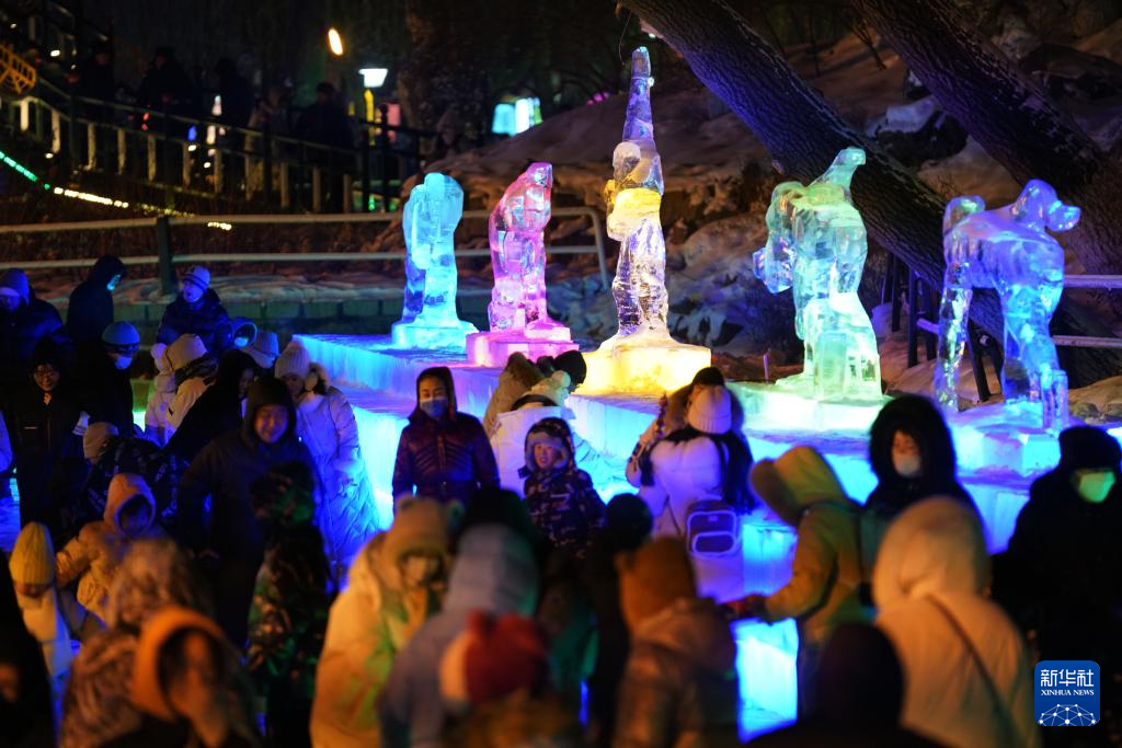 第五十届哈尔滨冰灯艺术游园会开园