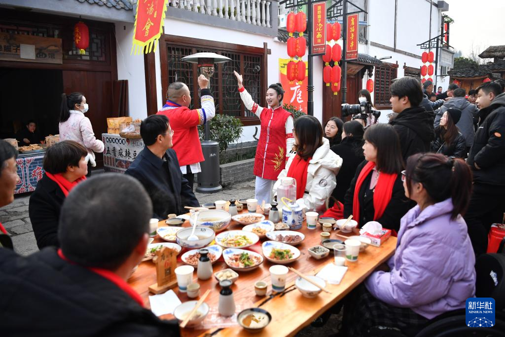 汉水庖汤会 乡村年味至