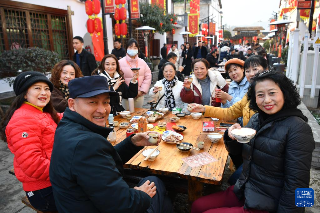 汉水庖汤会 乡村年味至