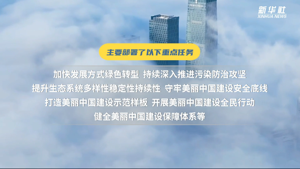 60秒速览全面推进美丽中国建设