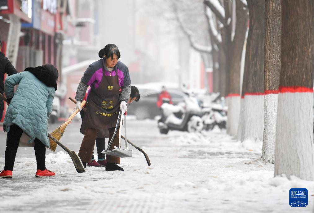 陕西多地迎来降雪天气