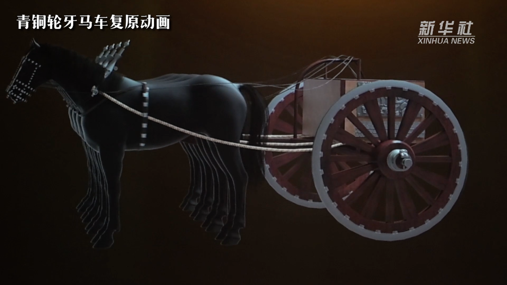 2000多年前的“黑科技”！看西周“青铜轮牙马车”