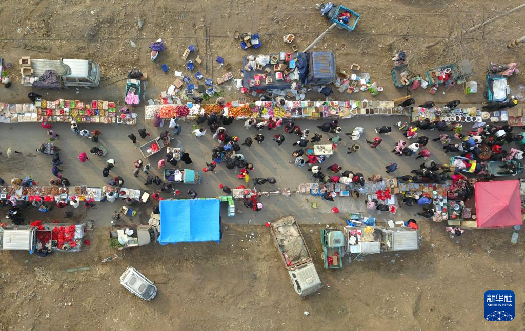 新春走基层|逛大集 购年货 热闹迎新年