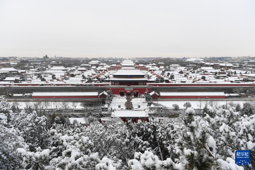 龙年初雪后的北京