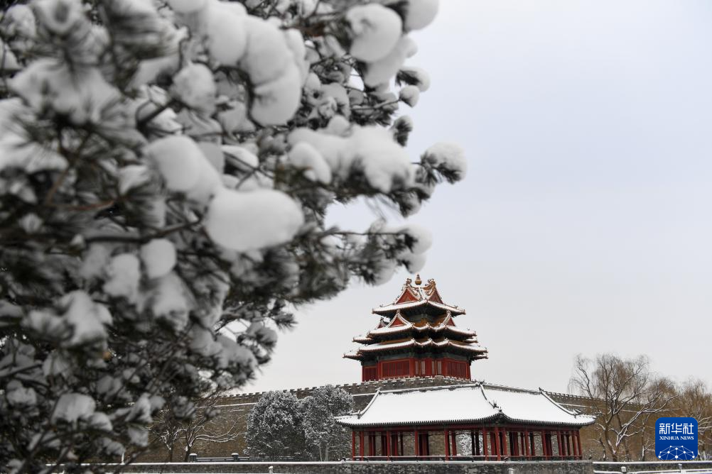 龙年初雪后的北京