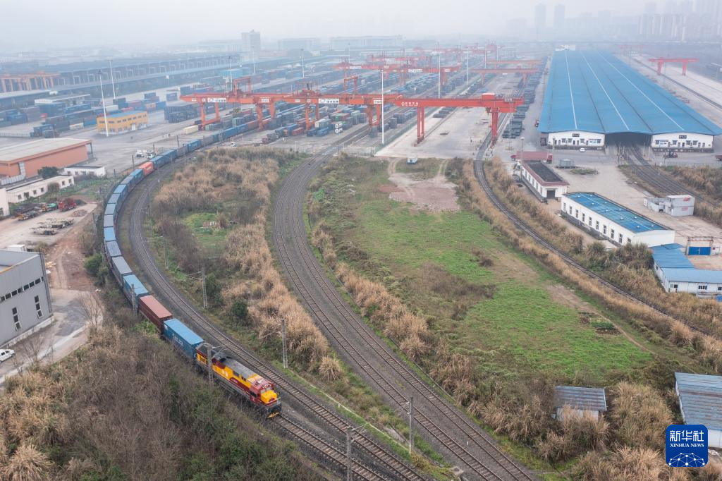 重庆中欧班列欧向发运量环比增长