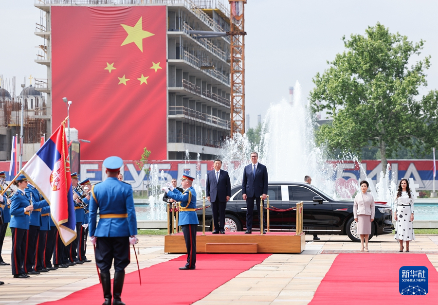 习近平同塞尔维亚总统武契奇举行会谈