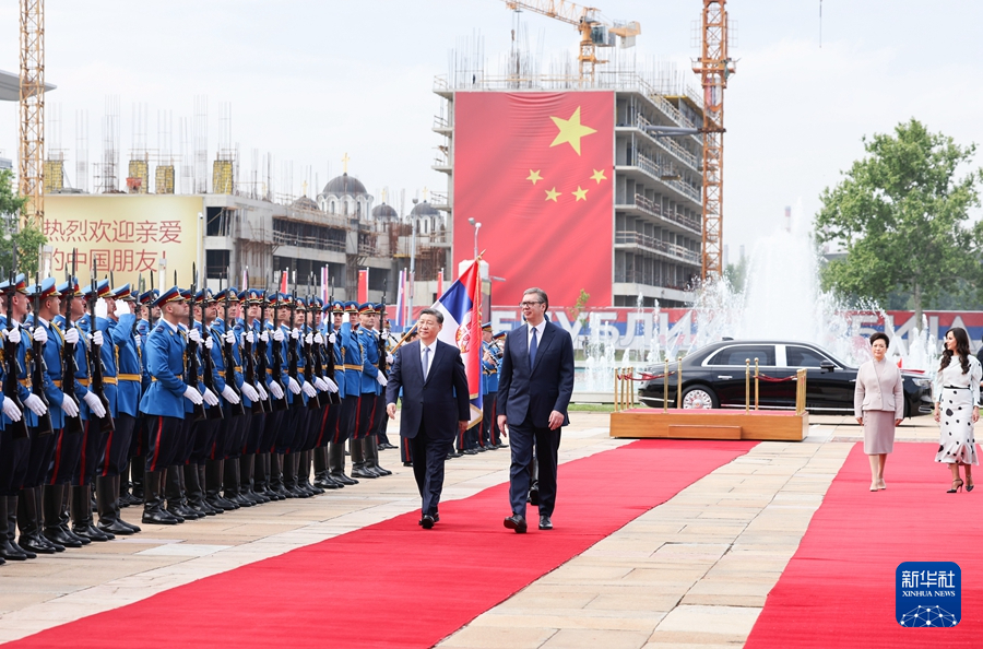 习近平同塞尔维亚总统武契奇举行会谈