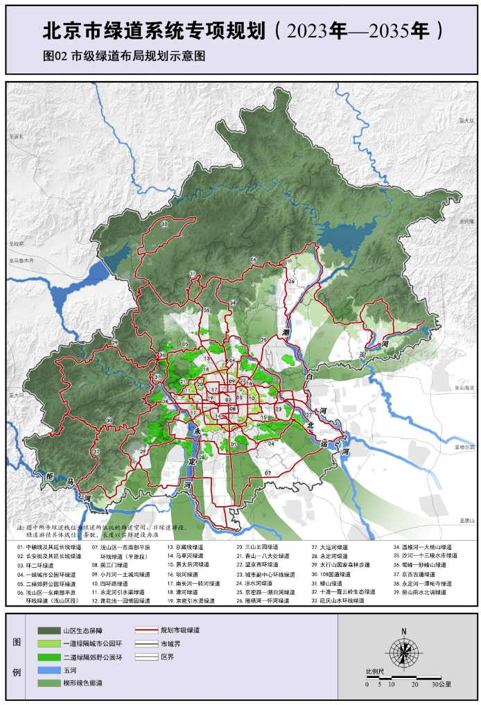 北京将构建超5000公里绿道网络