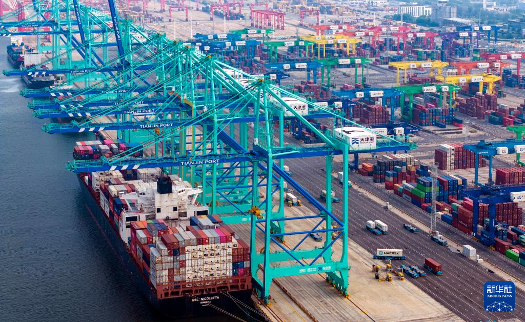 天津港2024年上半年集装箱吞吐量同比增长4.6%