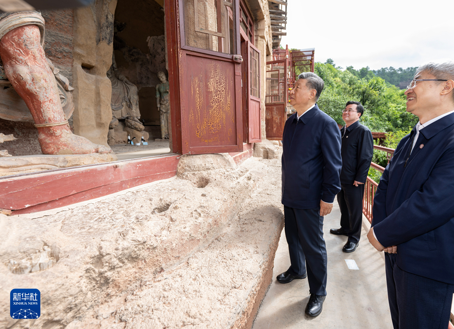 习近平在甘肃考察