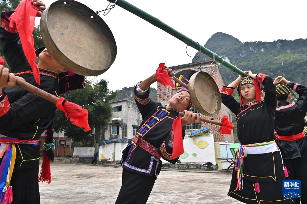 瑶族金锣舞 传承民族韵