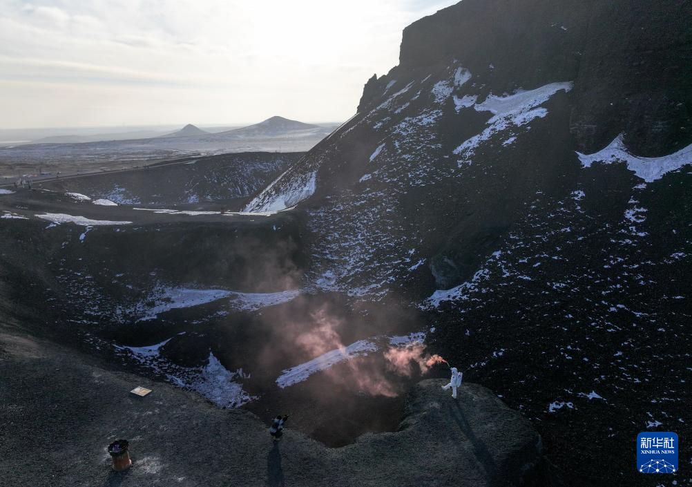 冬日乌兰哈达火山群